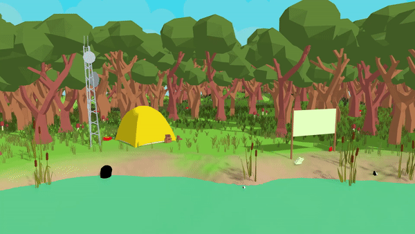 The campsite environment